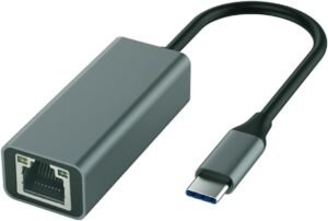 USB-C to Ethernet Adapter 1000Mbps Gigabit LAN Converter