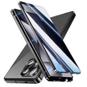 Samsung Galaxy S25 Ultra Anti-Spy Tempered Glass Magnetic Phone Case