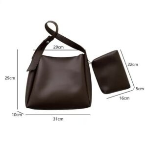 Women's Bucket Bag Set | Black Color - additional image