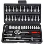 Socket Wrench Set | Chrome Vanadium Ratchet