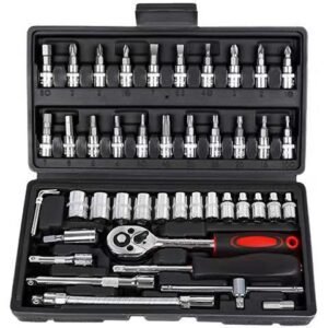 Socket Wrench Set | Chrome Vanadium Ratchet