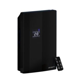Devanti 2L dehumidifier and air purifier black