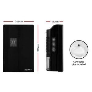 Devanti 2L dehumidifier and air purifier view 2