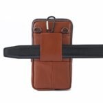 Genuine Leather Men Waist Phone Bag - additional image