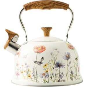 Flower Pattern Whistling Kettle
