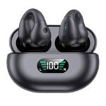 Bluetooth 5.3 bone-conduction sport headphones black