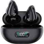 Bluetooth 5.3 bone-conduction sport headphones charging view