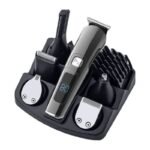 Waterproof Electric Shaver Men'S Hair Trimmer Multifunctional Hair Clipper Nose - Black - Size L