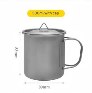 Camping Mug 500ml With Lid - additional image