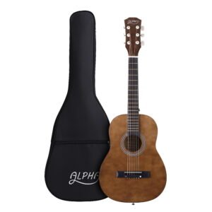 Alpha 31 Inch Steel String Acoustic Guitar - Natural - image 1