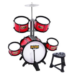 Keezi Kids 7 Piece Drum Set - Red - image 1