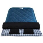 Weisshorn Double Sleeping Bag with Pillow - Blue - image 1