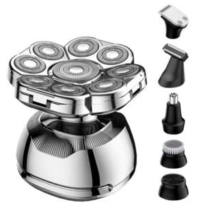 9D Waterproof Cordless Electric Grooming Kit - Head Shaver