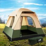 Weisshorn 4 Person Family Camping Tent - Green - image 3
