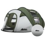Weisshorn 4-5 Person Pop Up Tent - Green - image 1