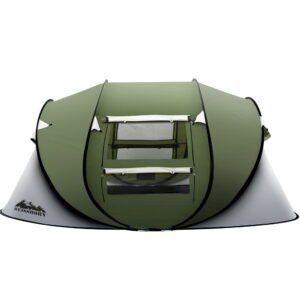 Weisshorn 4-5 Person Pop Up Tent - Green - image 2
