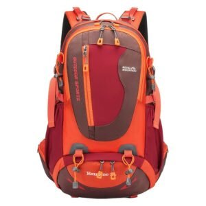 Royal Mountain 35L Hiking Backpack - Orange Blue Black - image 1