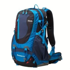 Royal Mountain 35L Hiking Backpack - Orange Blue Black - image 2