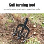 Adjustable Rotary Garden Tiller - Black - View 3