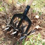 Adjustable Rotary Garden Tiller - Black - View 6