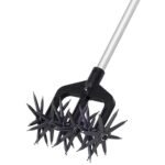 Adjustable Rotary Garden Tiller - Black - View 7