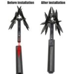 Adjustable Rotary Garden Tiller - Black - View 8