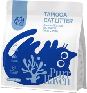 Purr Haven Tapioca Cat Litter 6 x 2.5kg
