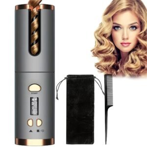Automatic Hair Curling Wand - Grey Gold