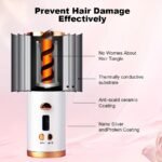 Automatic Hair Curling Wand - Grey Gold - View 5