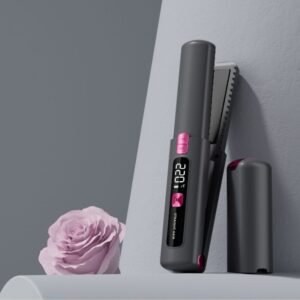 Mini Cordless Straightening Comb - Grey