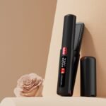 Mini Cordless Straightening Comb - Grey - View 12