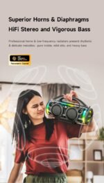 AWEI KA12 60W Outdoor Bluetooth Speaker - Black - View 6