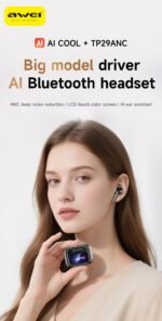 AWEI TP29 True Wireless Earbuds - Black - View 3