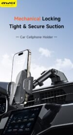 AWEI X72 360 Car Vent Phone Mount - Black - View 3