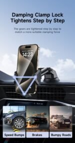 AWEI X72 360 Car Vent Phone Mount - Black - View 5