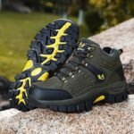 QIFENG High Top Hiking Shoes - Dark Green 42 - image 2