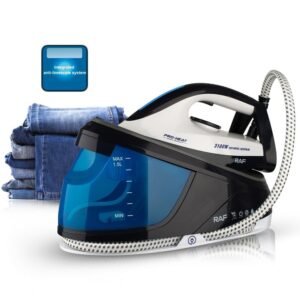 1.5L steam iron with ceramic soleplate blue