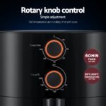 Devanti 4L Air Fryer Knob Control 1500W – product image 3