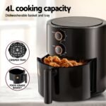 Devanti 4L Air Fryer Knob Control 1500W – product image 4