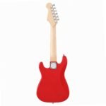 Alpha 30 Inch Junior Electric Guitar Beginner Set with 3W Mini Amp Carry Bag and Accessories Red - Image 4