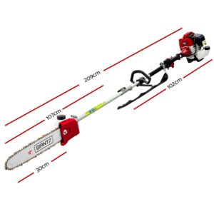 GIANTZ 52cc Petrol Pole Chainsaw and Hedge Trimmer – product image 1