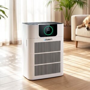 Devanti pet air purifier with 3-stage HEPA filter and PM2.5 display – main product image