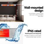 Devanti Electric Strip Heater Infrared Radiant Heaters 3000W – product image 5
