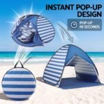 Weisshorn pop-up beach tent with UPF50+ sun protection – product gallery image 6