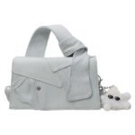 Denim Purse for Women Patchwork Shoulder Bag Jean Handbag Denim Crossbody Bags Top Handle Purse with Adjustable Strap(Blue) - Image 9