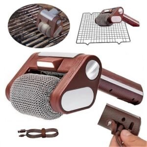 Cordless rotating electric BBQ grill brush cleaner — additional product view 2