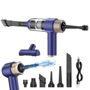 4-in-1 Handheld Car Vacuum Cleaner Portable Cordless Air Duster with LED Light – product image 0