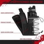 Magnetic water bottle holder bag for gym, hiking and outdoor use – product gallery image 4