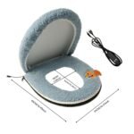 Red USB-powered heated toilet seat cover set – product gallery image 12