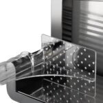 Electric food slicer with 190mm stainless steel blade, silver – product gallery image 4